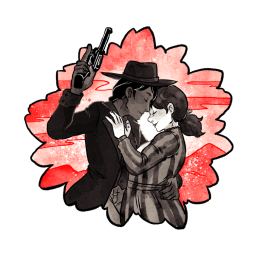 GOTH WESTERN Sticker